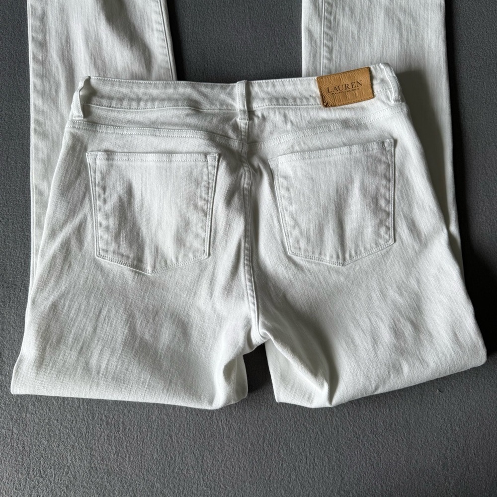Lauren Ralph Lauren Modern Straight Curvy White Pants size‎ 10 - Picture 10 of 14